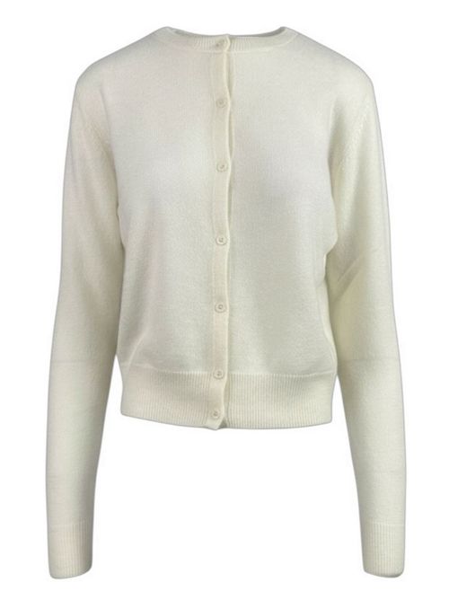 rebecchina donna in cachemire latte Solo casmir | CS103LATTE